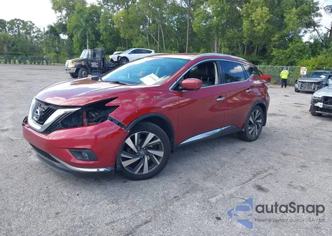 2017 Nissan Murano Platinum z USA, uszkodzony, nr VIN 5N1AZ2MH4HN123722